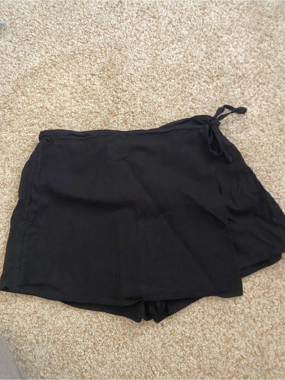 Old navy linen black skort